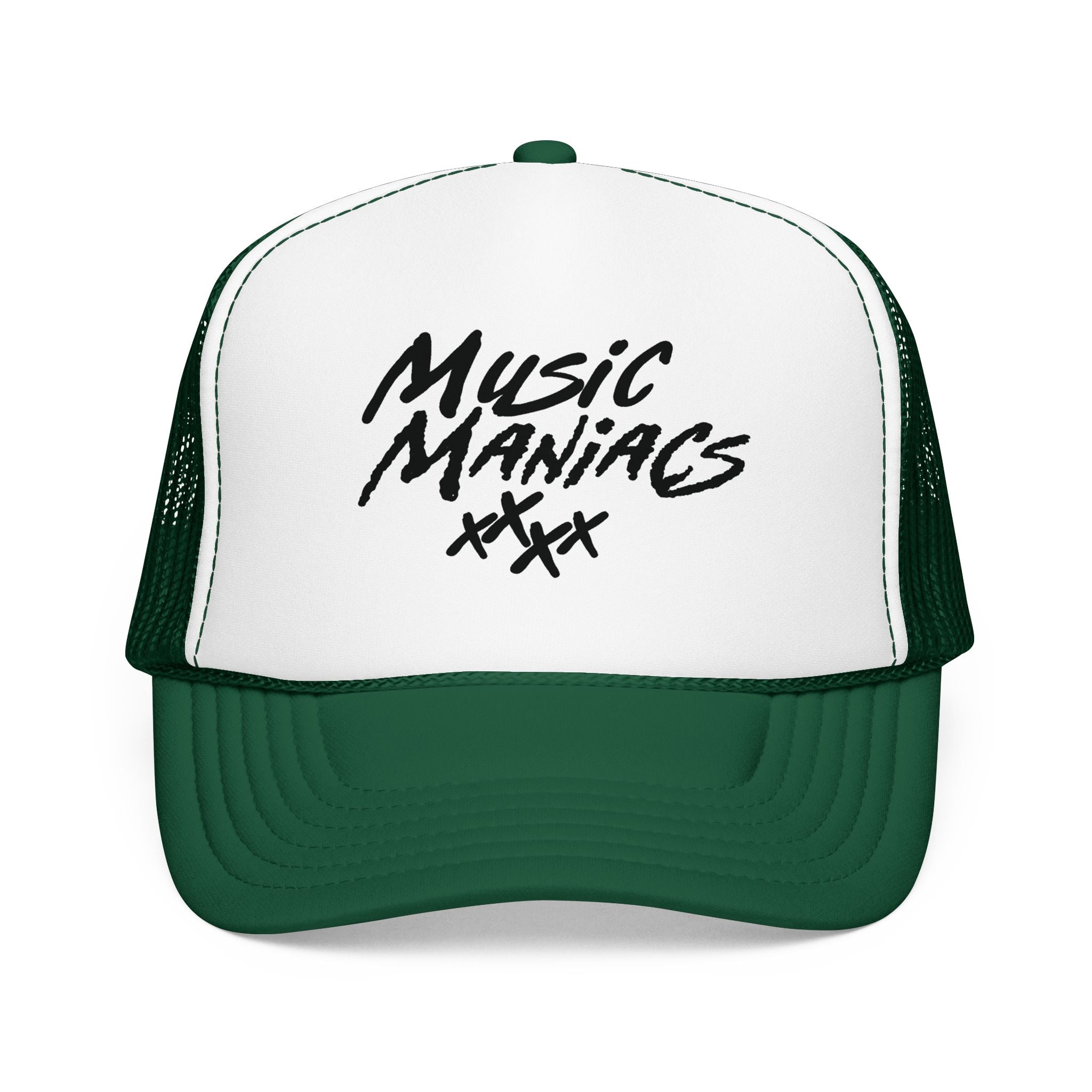 Stacked Logo Snapback Trucker Hat
