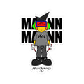 It's Mann Mann Signature | Music Maniacs | Kiss-Cut Sticker | Bold Music Character Decal