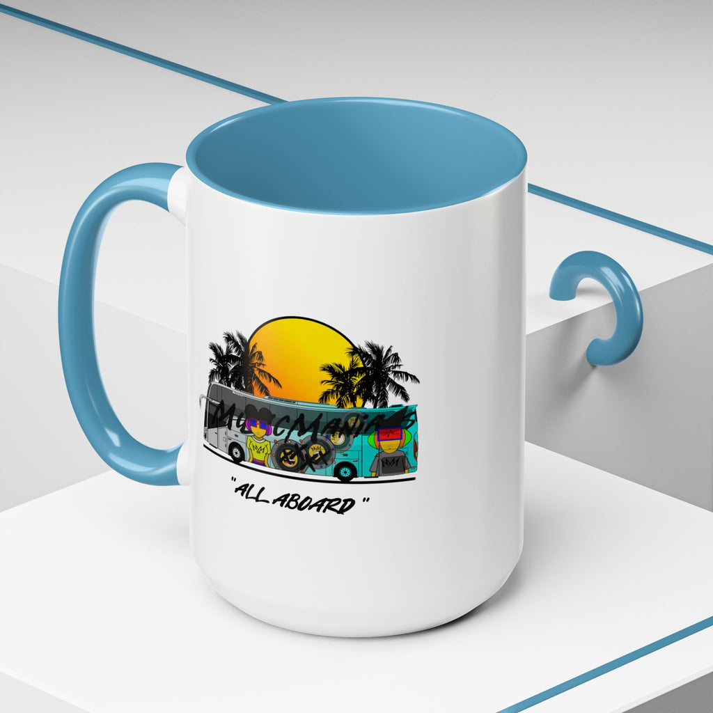 All Aboard MMX Tour Bus Coffee Mug