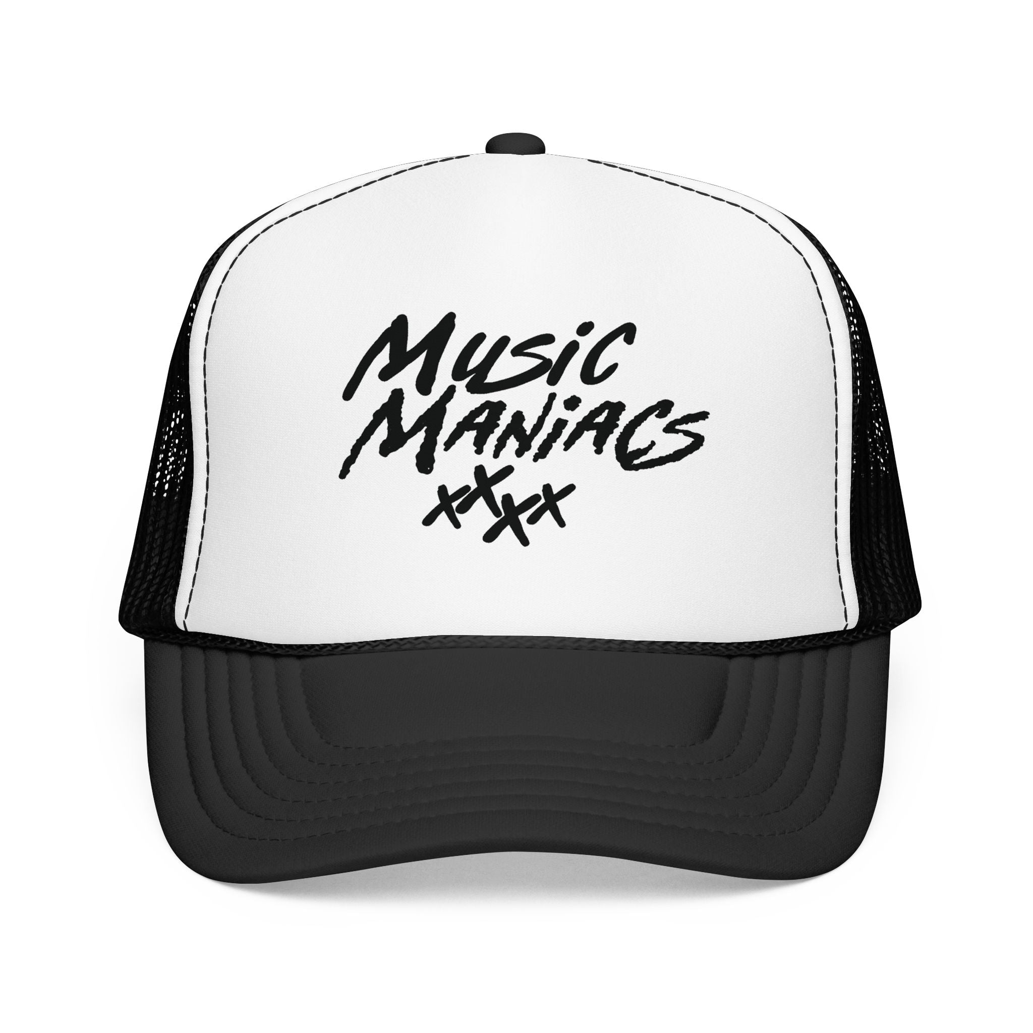 Stacked Logo Snapback Trucker Hat
