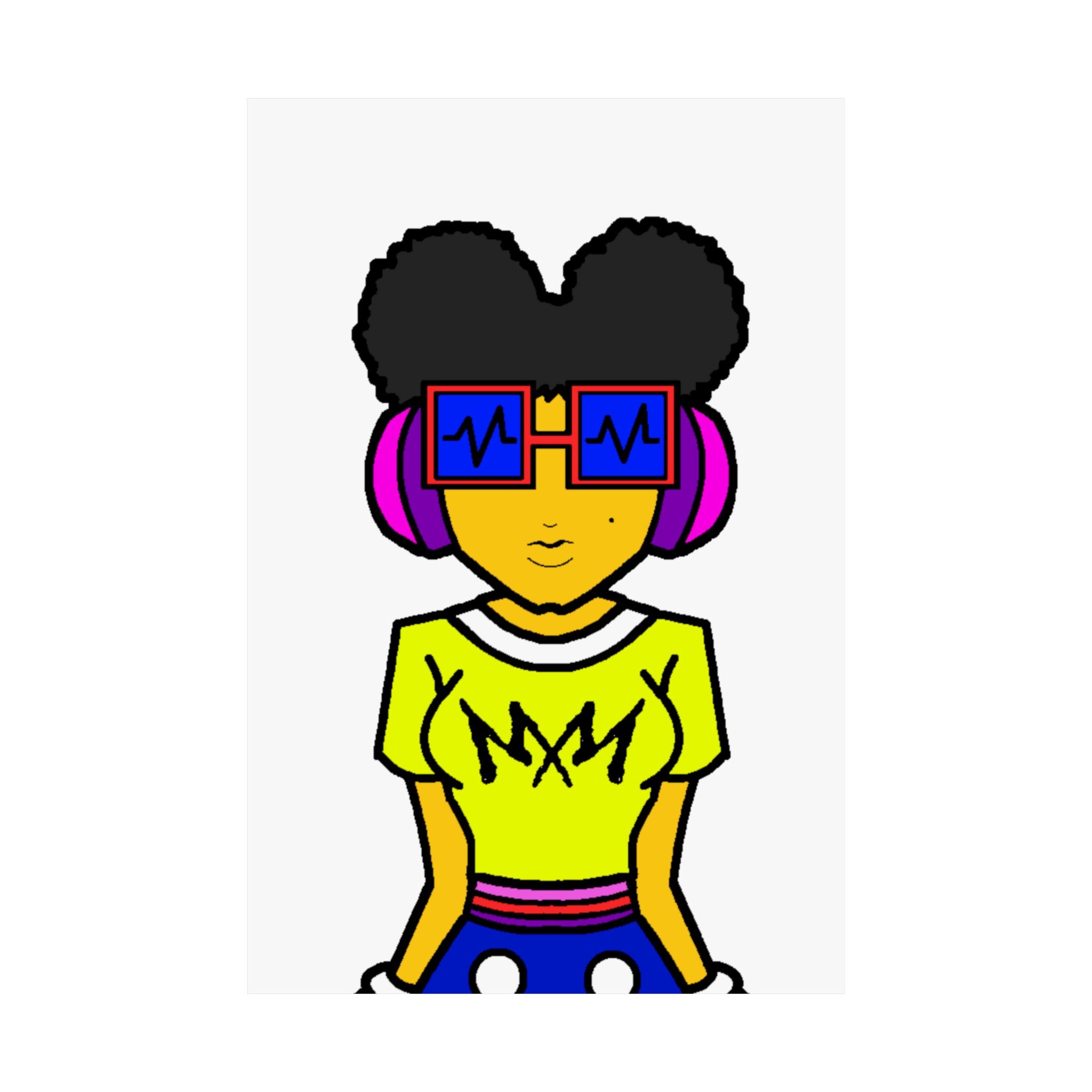 It's Pinzazz! | Music Maniacs | Matte Vertical Poster | Musical Street Artwork