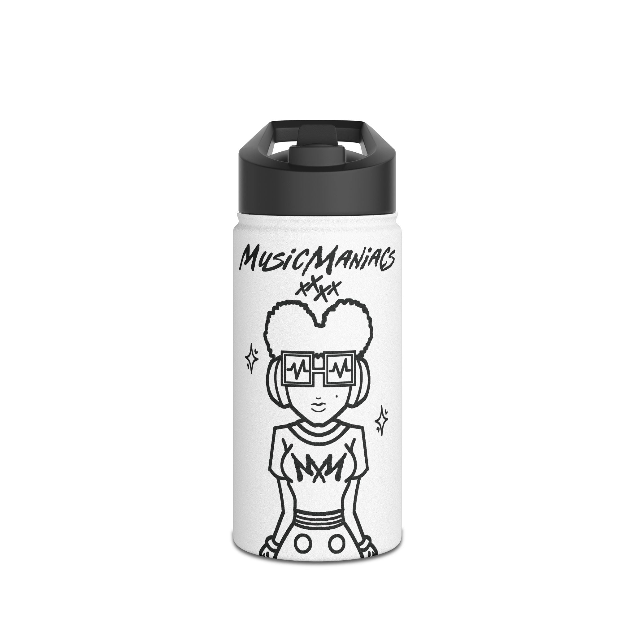 The Superstar Prinzazz | Music Maniacs | Stainless Steel Water Bottle | Musician Artist Streetwear