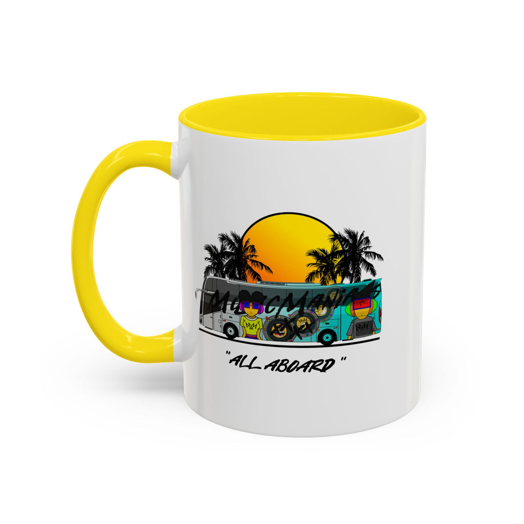 All Aboard MMX Tour Bus Coffee Mug