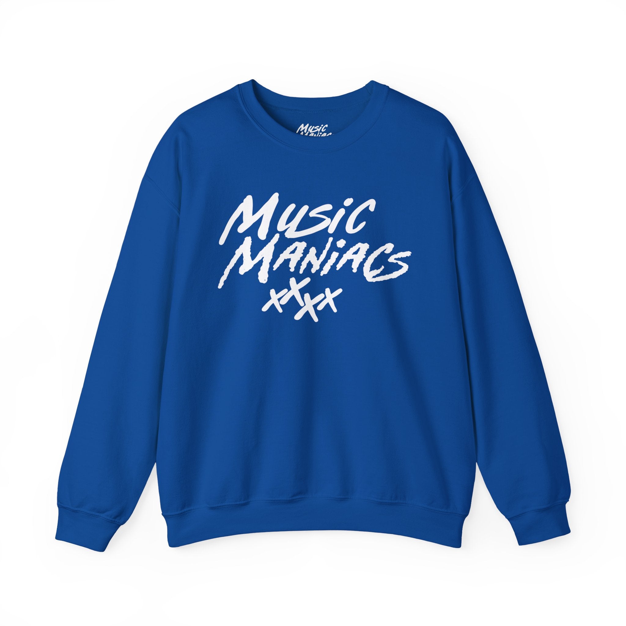 Stacked White Logo Crewneck Sweatshirt