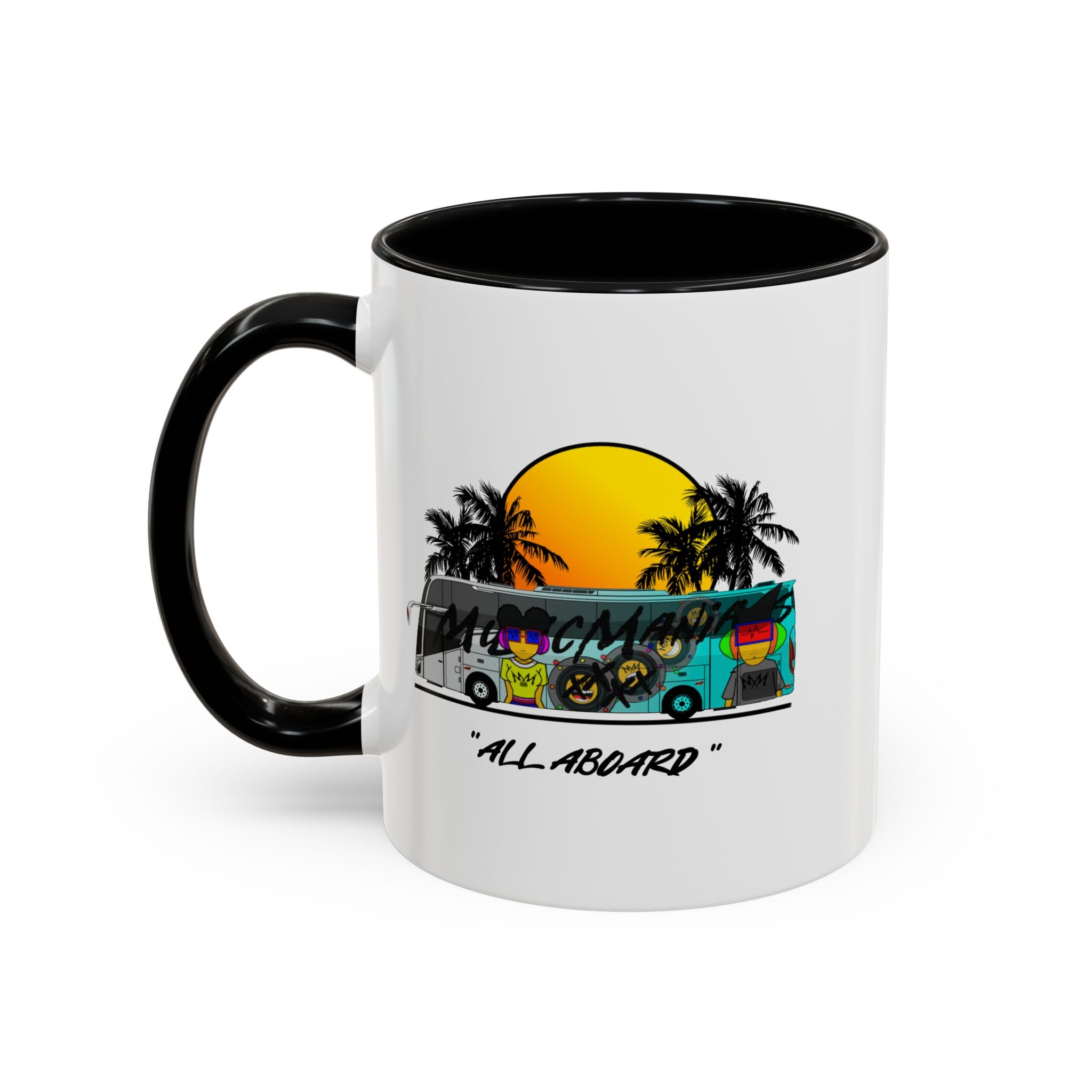All Aboard MMX Tour Bus Coffee Mug