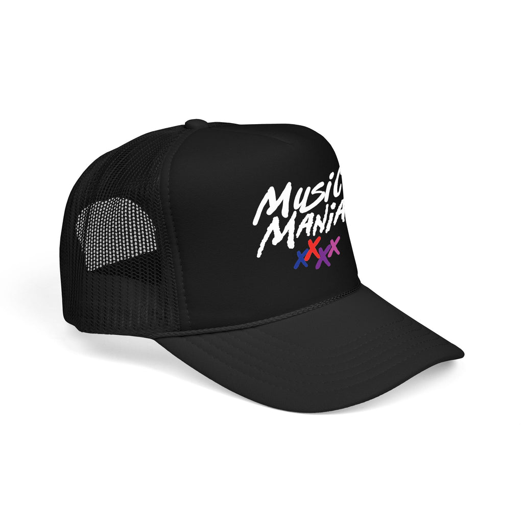 Stacked Logo Prinzazz SP Black Snapback Trucker Hat