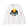 All Aboard MMX Tour Bus | Music Maniacs | White Sweatshirt | Retro Tour Bus Lifestyle