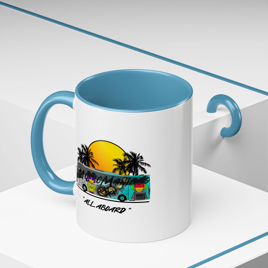 All Aboard MMX Tour Bus Coffee Mug