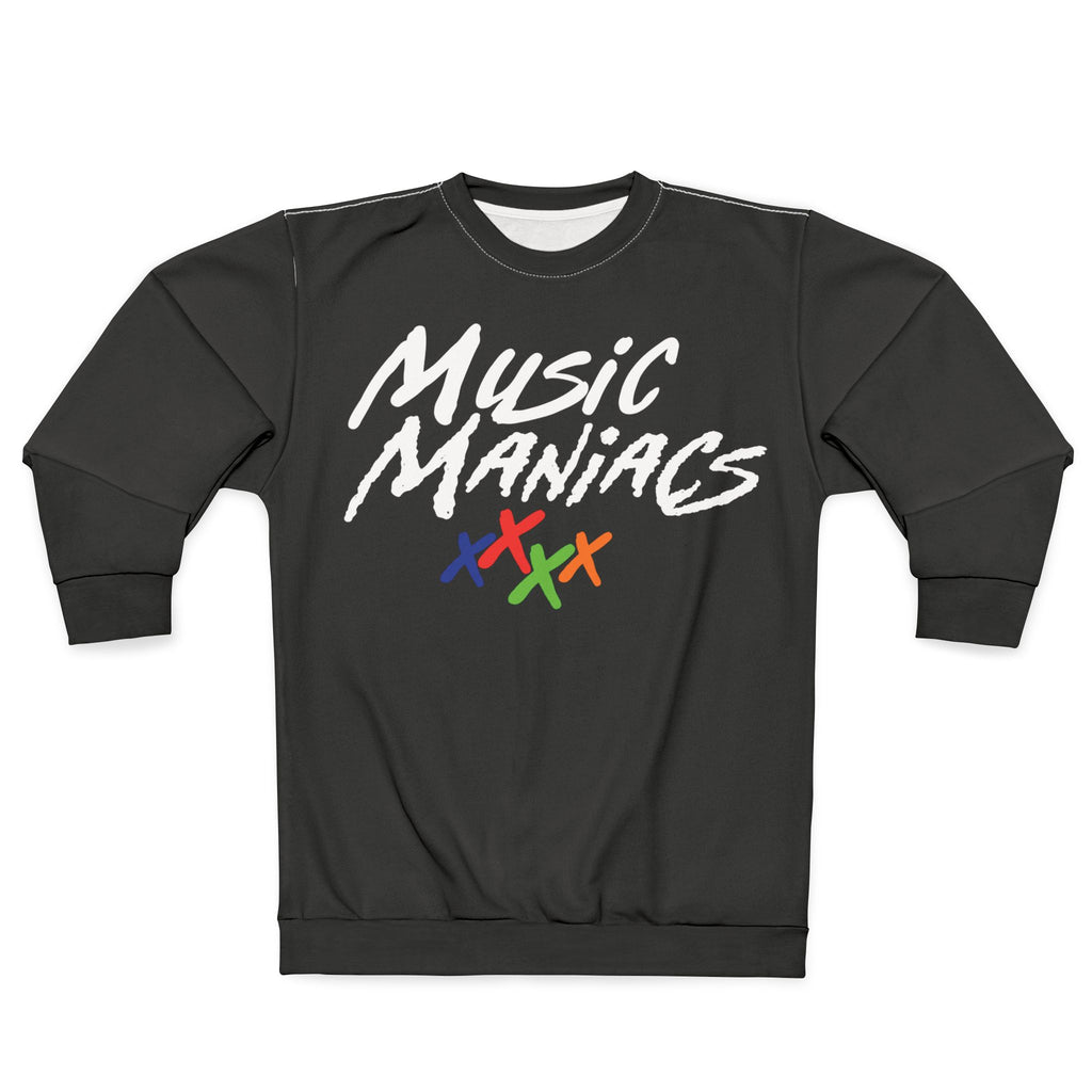 Stacked Logo Mann SP Black Crewneck Sweatshirt