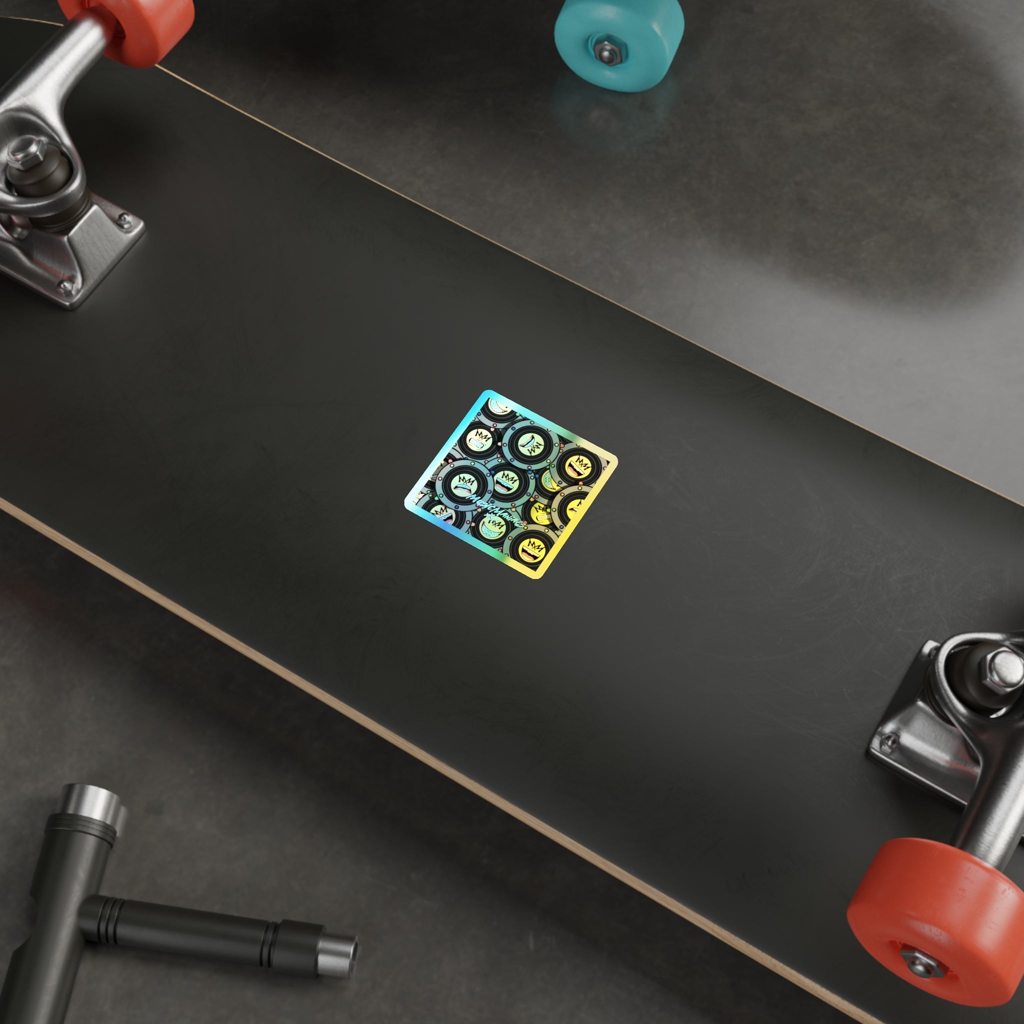 MMX EMO Speaker World Holographic Die-Cut Sticker