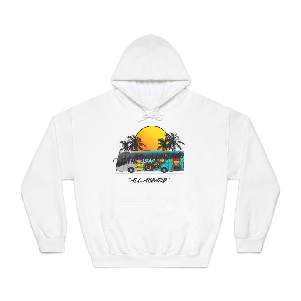 All Aboard MMX Tour Bus White Sweatshirt