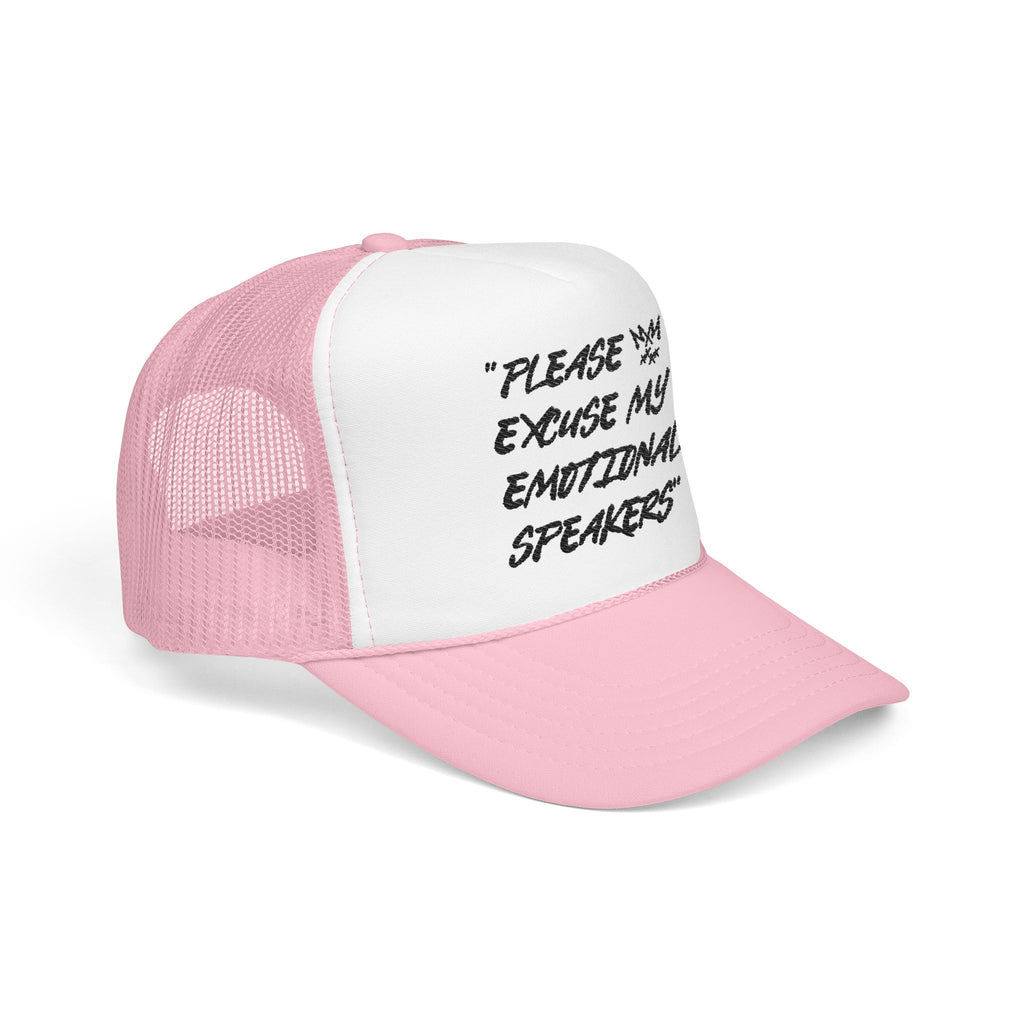 "Please Excuse My Emotional Speakers" | Music Maniacs | Foam Trucker | Musical Quote Streetwear
