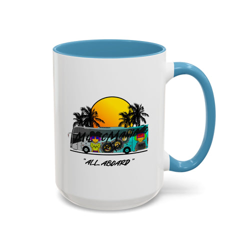 All Aboard MMX Tour Bus Coffee Mug