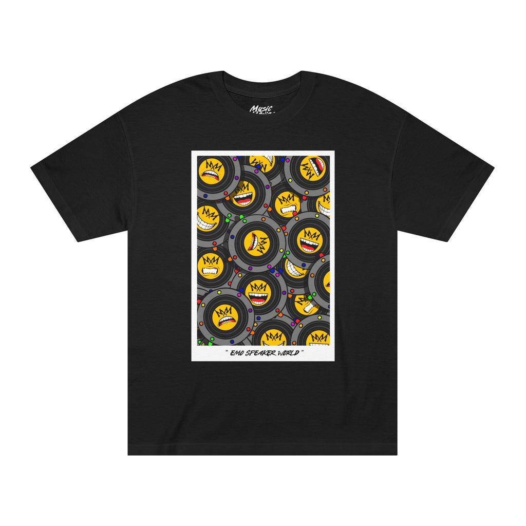 EMO Speaker World Black T-shirt
