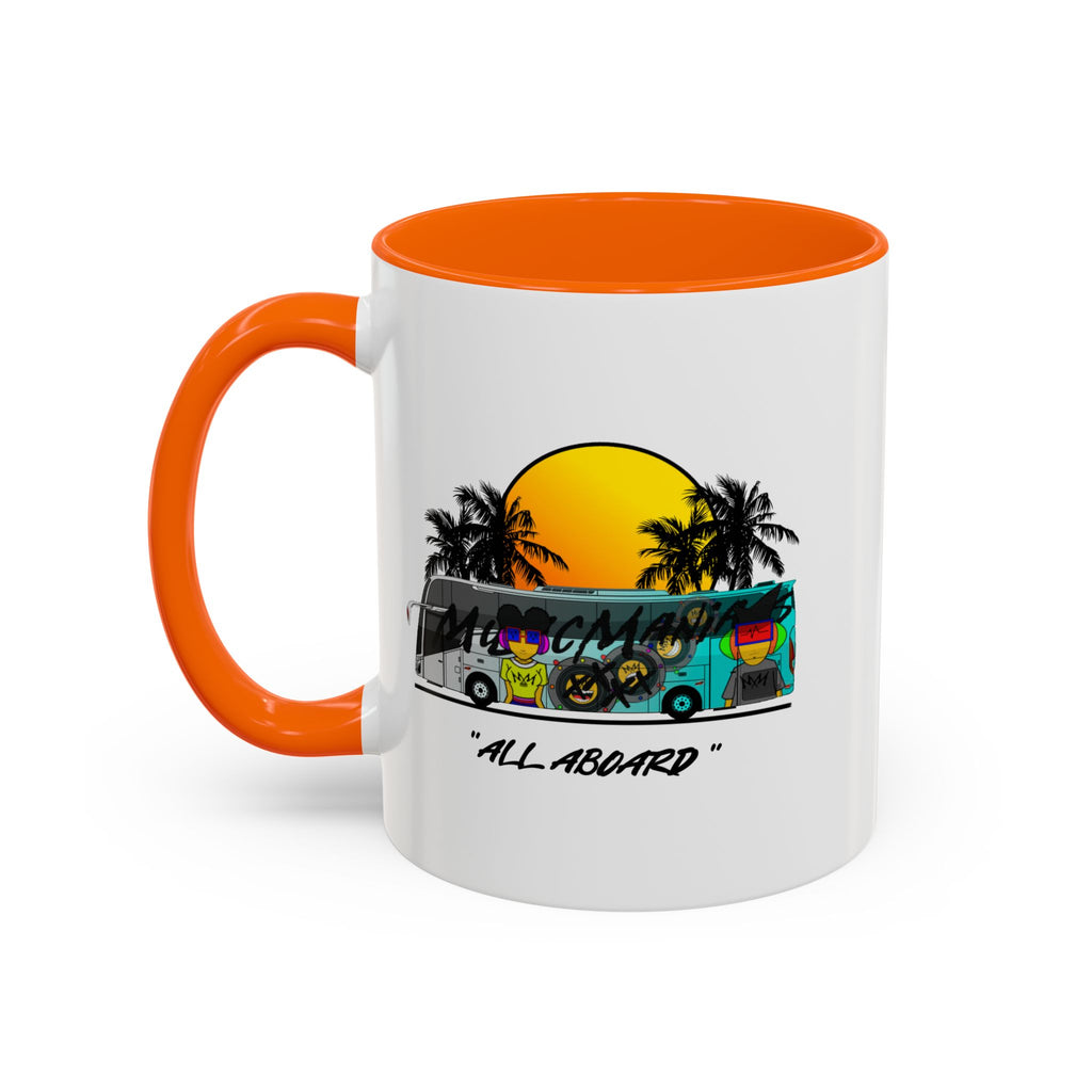 All Aboard MMX Tour Bus Coffee Mug