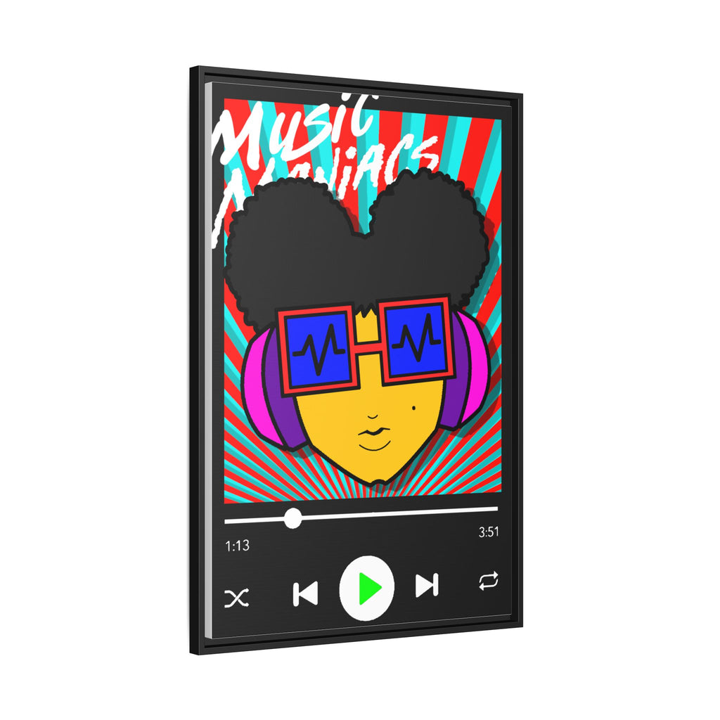 Press PLAY! Prinzazz Matte Framed Canvas