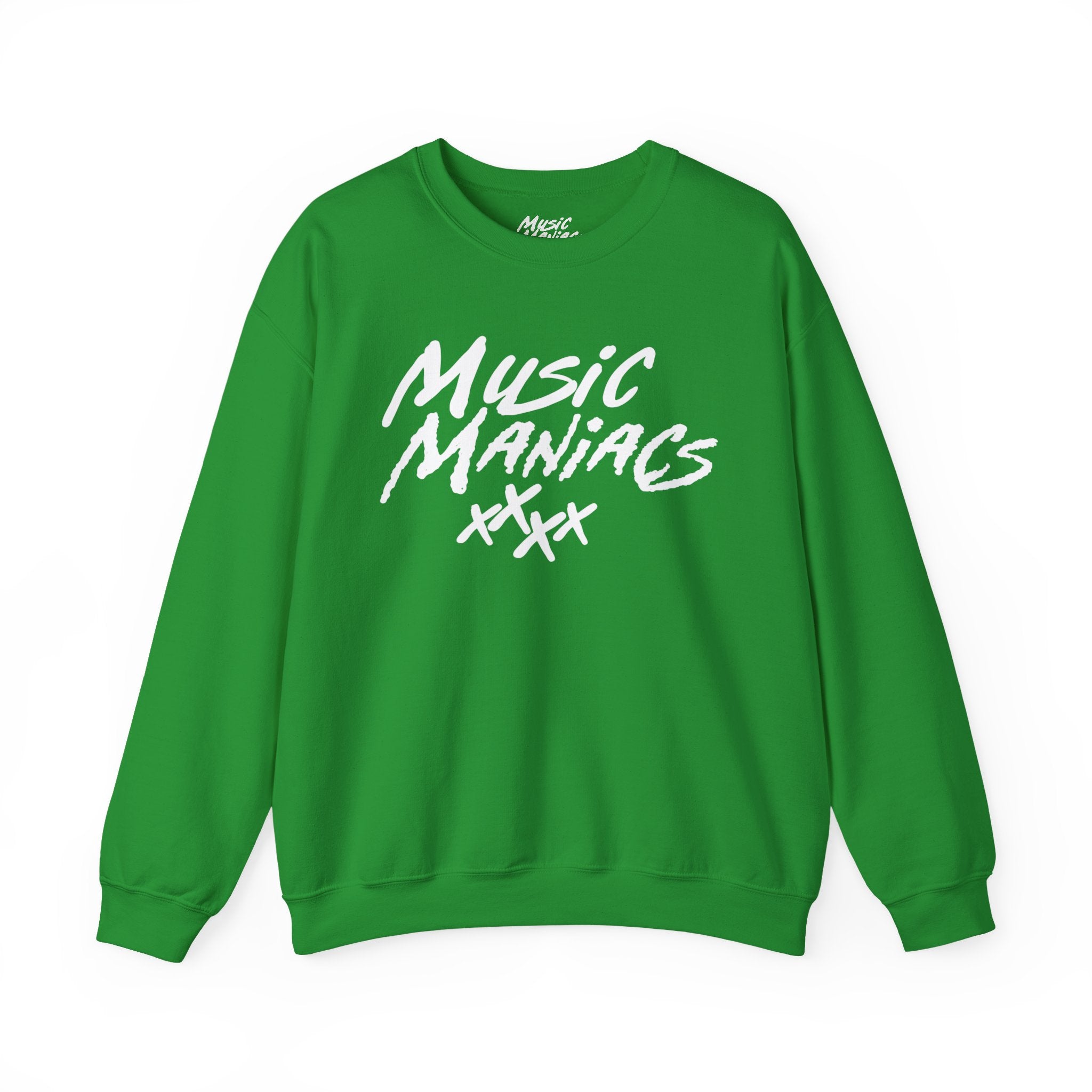 Stacked White Logo Crewneck Sweatshirt