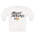 Stacked Logo Mann SP White Crewneck Sweatshirt