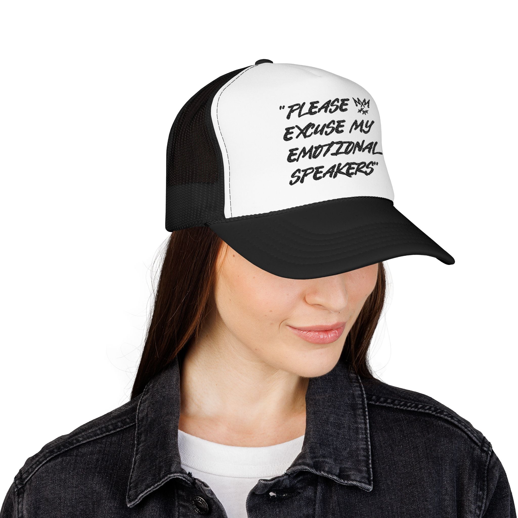 "Please Excuse My Emotional Speakers" | Music Maniacs | Foam Trucker | Musical Quote Streetwear