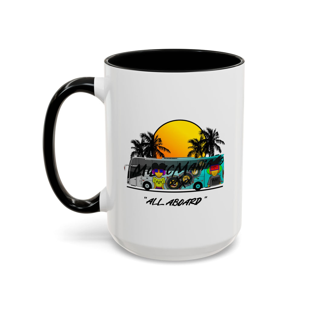 All Aboard MMX Tour Bus Coffee Mug