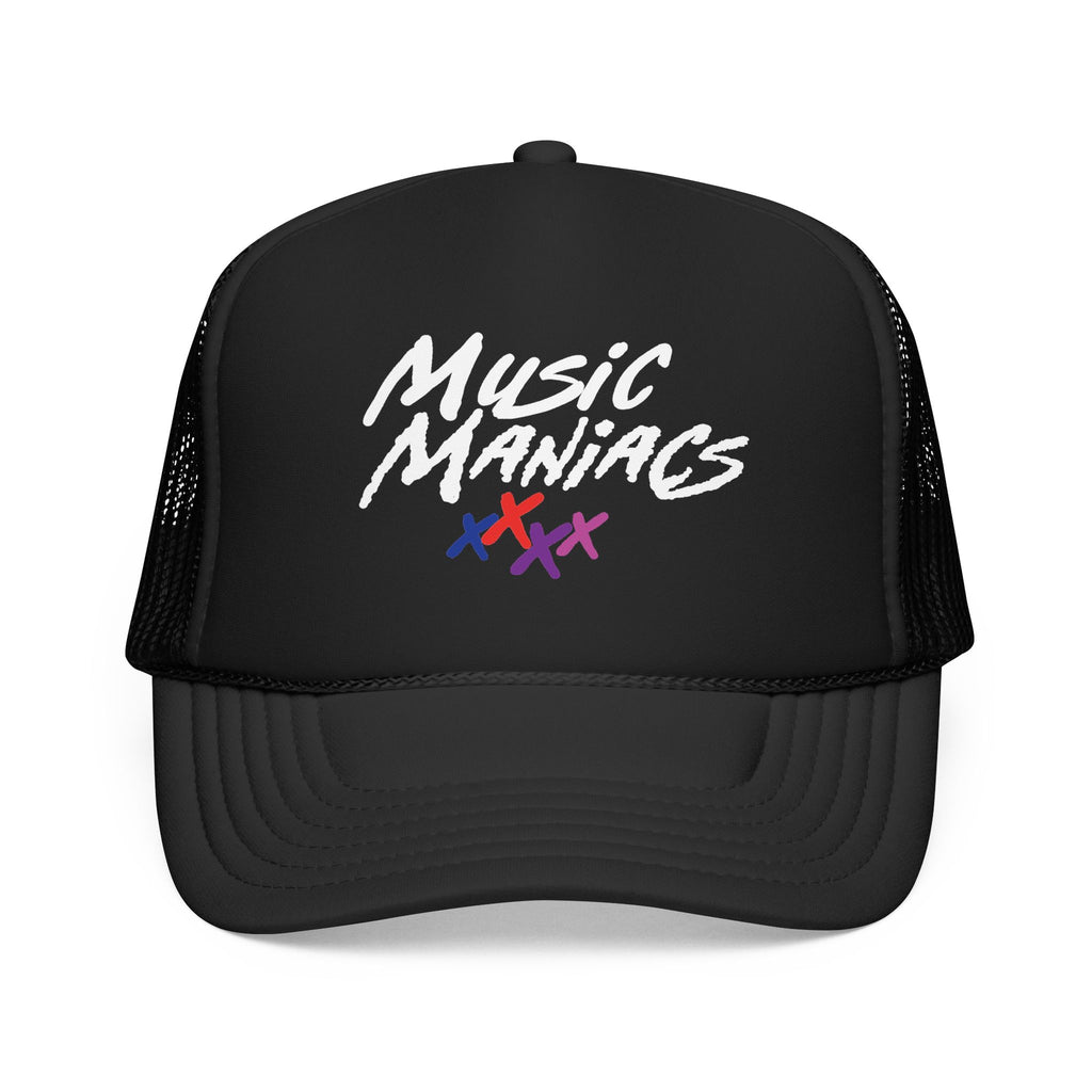 Stacked Logo Prinzazz SP Black Snapback Trucker Hat