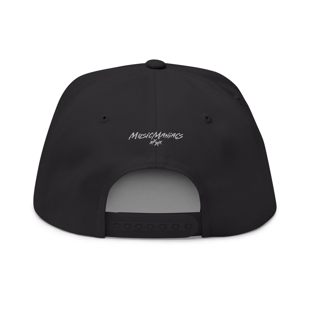 "Please Excuse My Emotional Speakers" White Logo Embroidered Flat Bill Cap