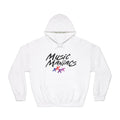 stacked logo music hoodie