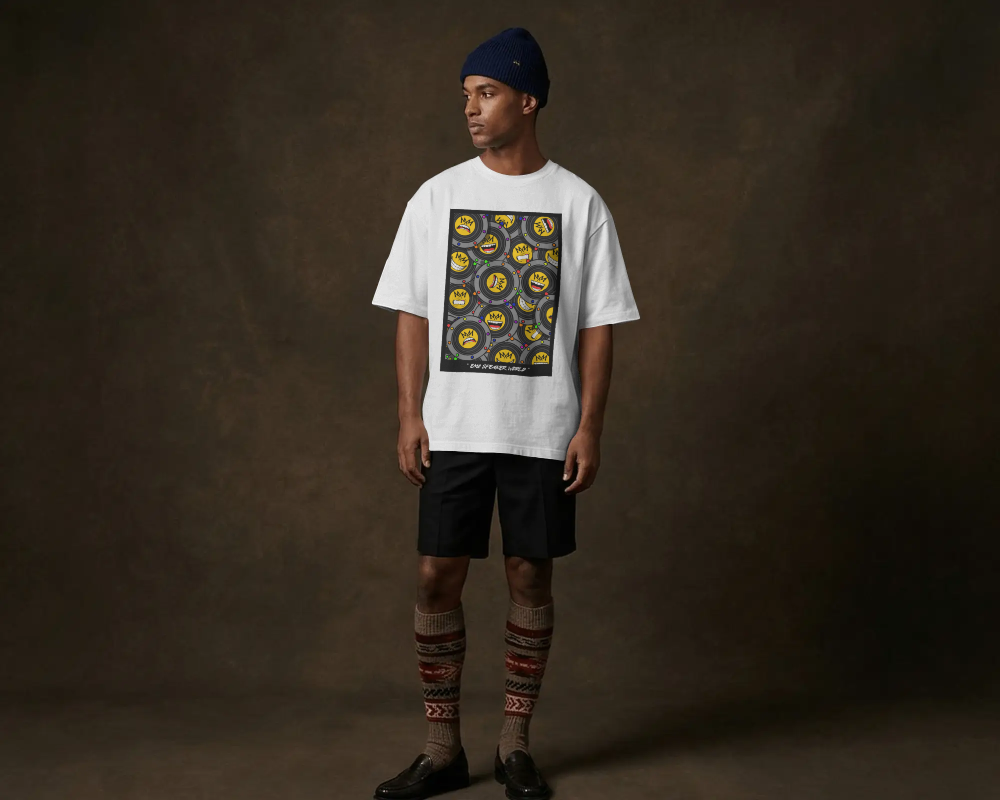 EMO Speaker World White T-shirt