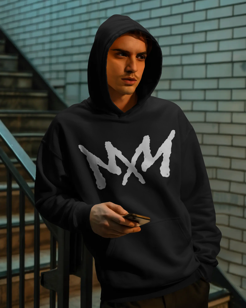 MM Cross Black Hoodie