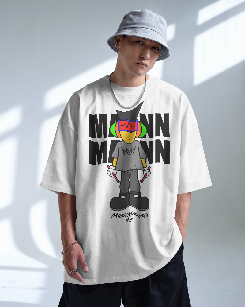 It's Mann Mann Signature White T-shirt