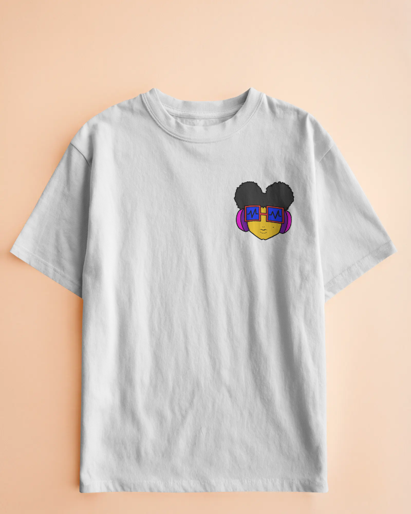It's Prinzazz Face Polo Style White Tee