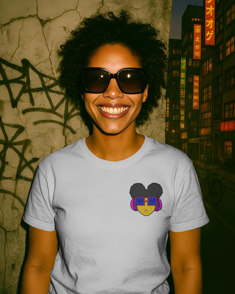 It's Prinzazz Face Polo Style White Tee