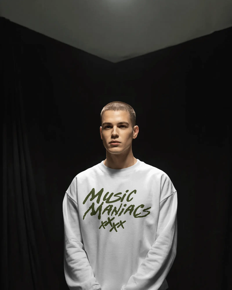 Stacked Logo Crewneck Sweatshirt