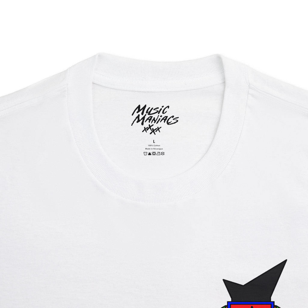 It's Mann Mann Face Polo Style White Tee