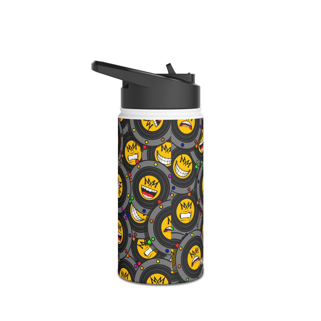 EMO Speaker World | Music Maniacs | Stainless Steel Water Bottle | Band Emoji Emo Accessory