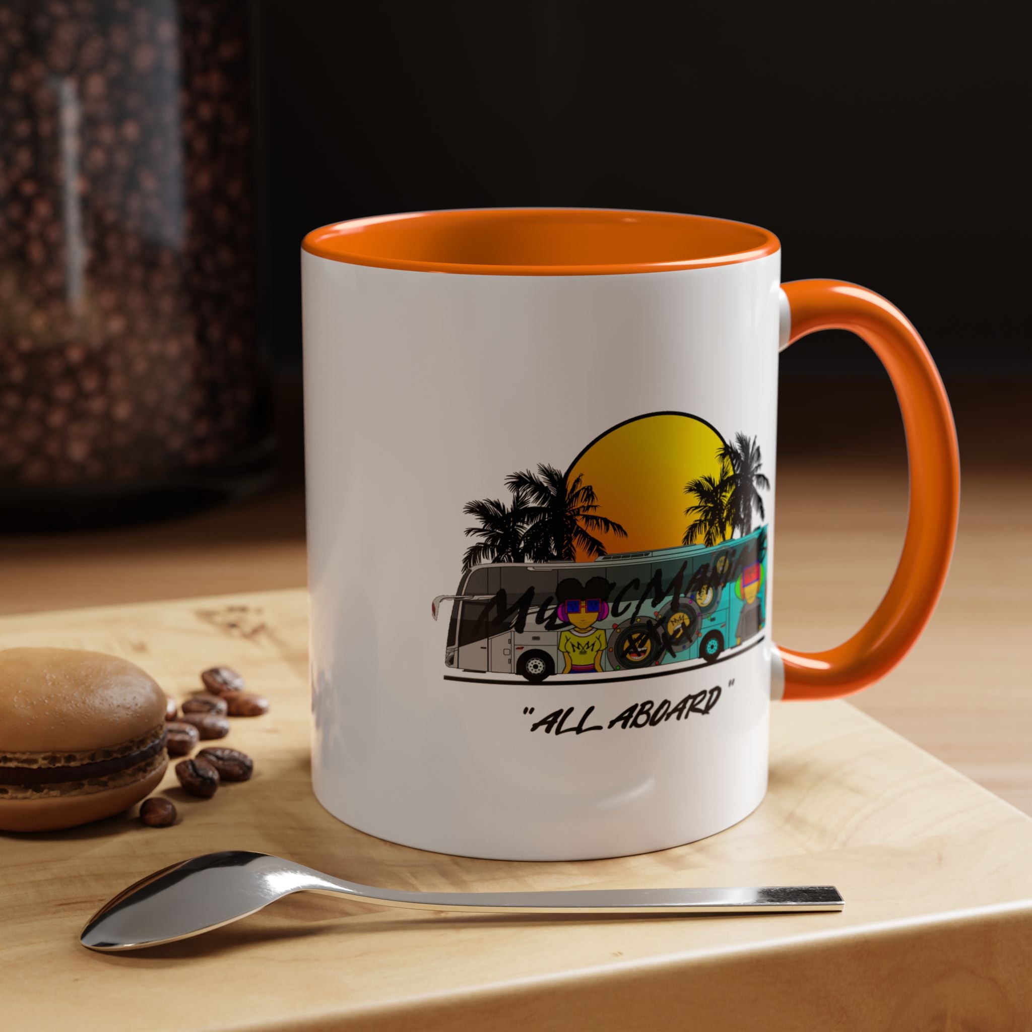 All Aboard MMX Tour Bus Coffee Mug