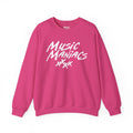 Stacked White Logo Crewneck Sweatshirt