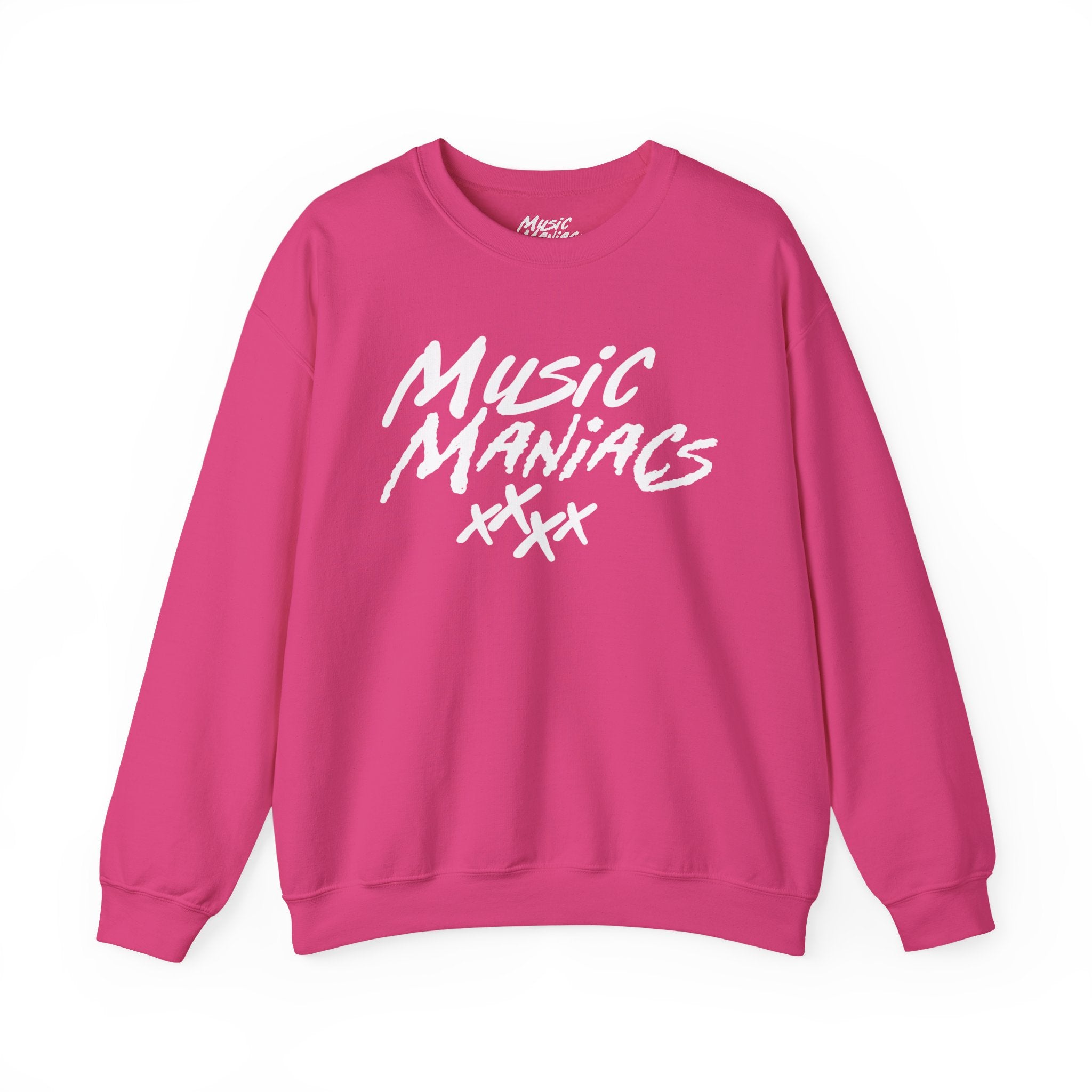 Stacked White Logo Crewneck Sweatshirt