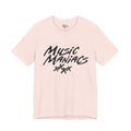 Stacked Black Logo | Music Maniacs | Tee/T-Shirt | Music Lifestyle Culture Streetwear