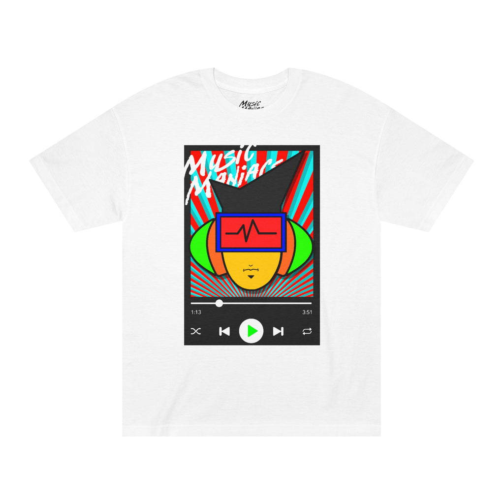 Press PLAY! Mann Graphic White T-shirt