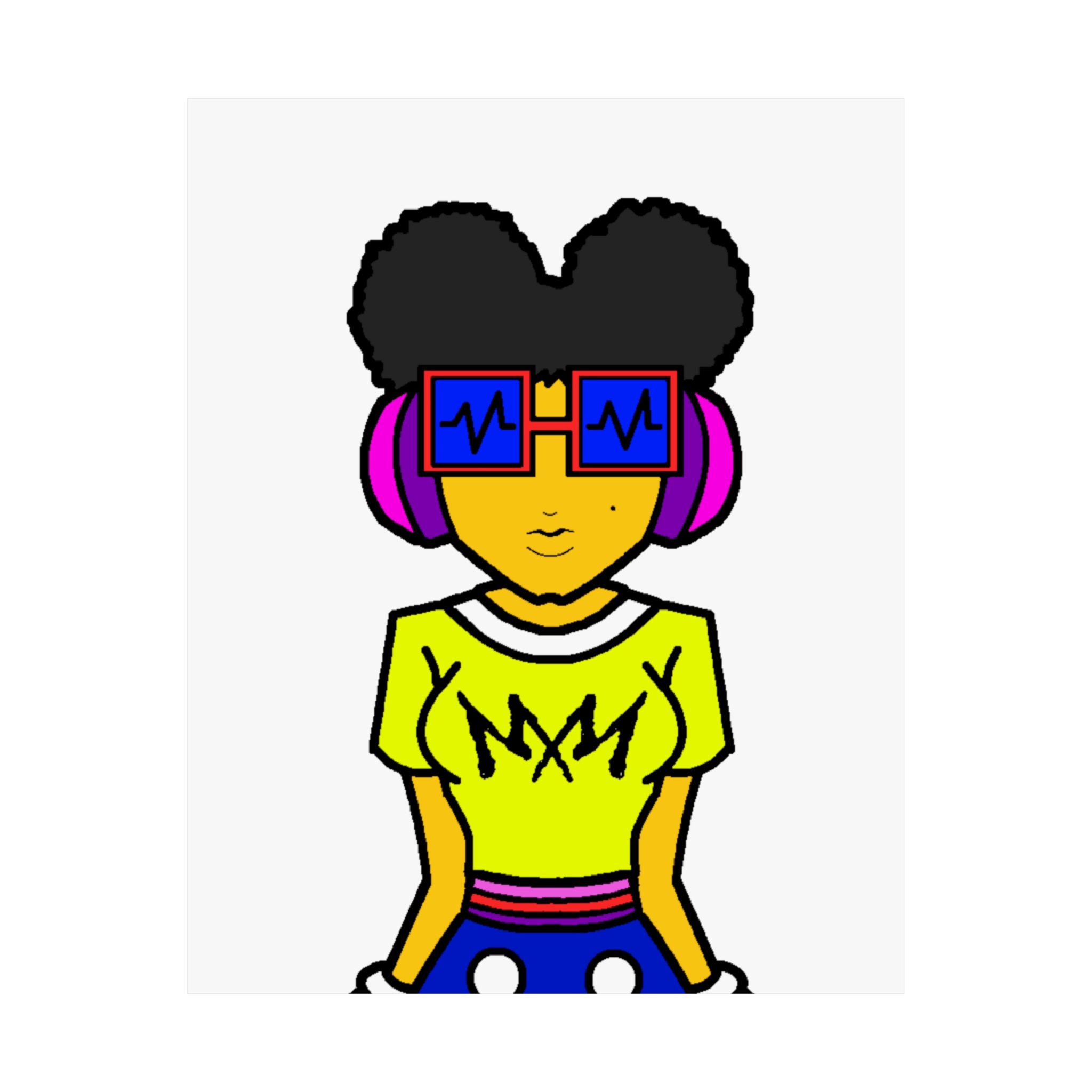 It's Pinzazz! | Music Maniacs | Matte Vertical Poster | Musical Street Artwork