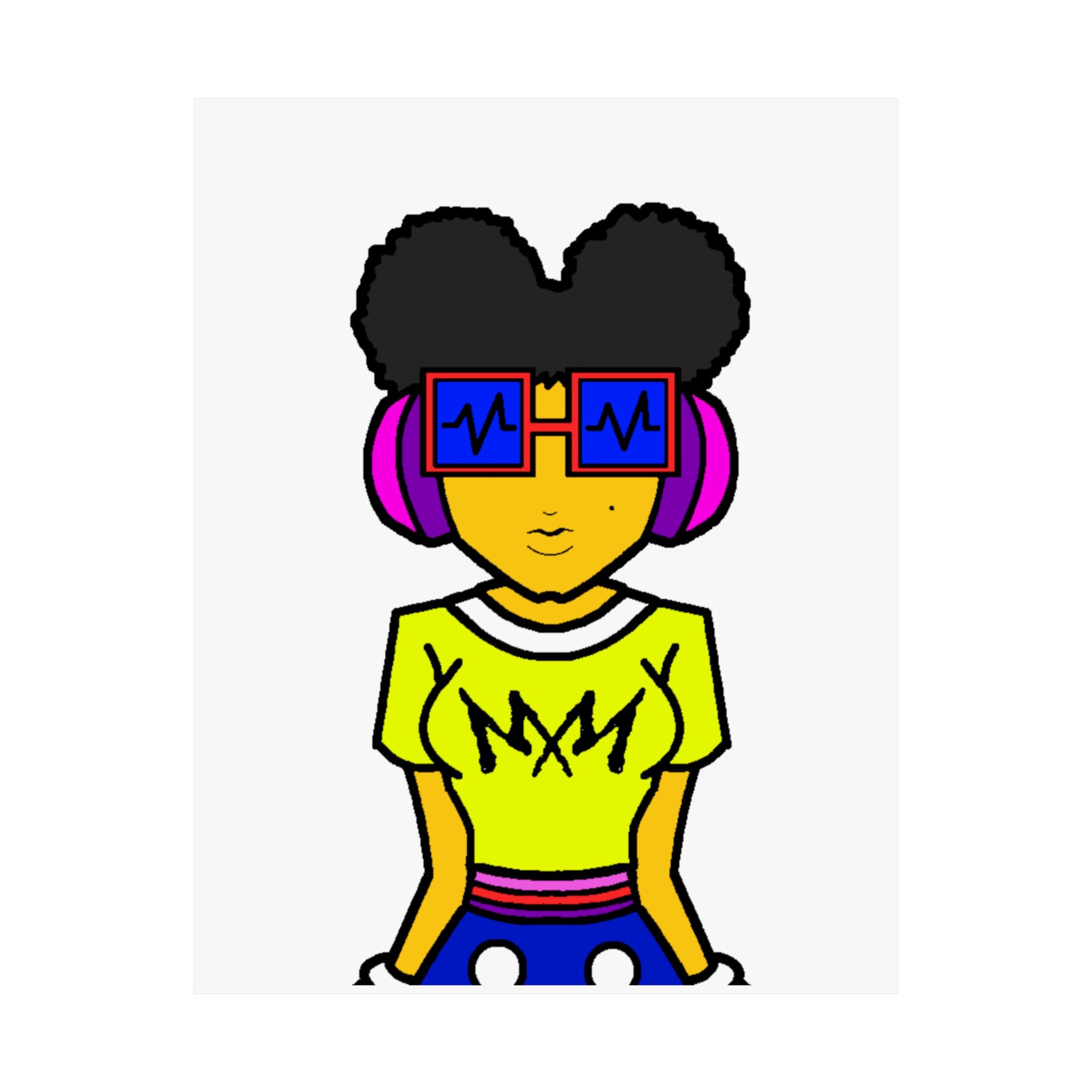 It's Pinzazz! | Music Maniacs | Matte Vertical Poster | Musical Street Artwork