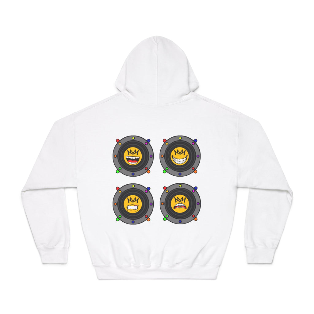 "Please Excuse My Emotional Speakers"  White Hoodie
