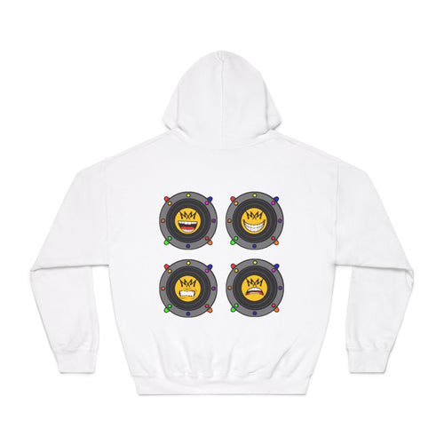 "Please Excuse My Emotional Speakers"  White Hoodie