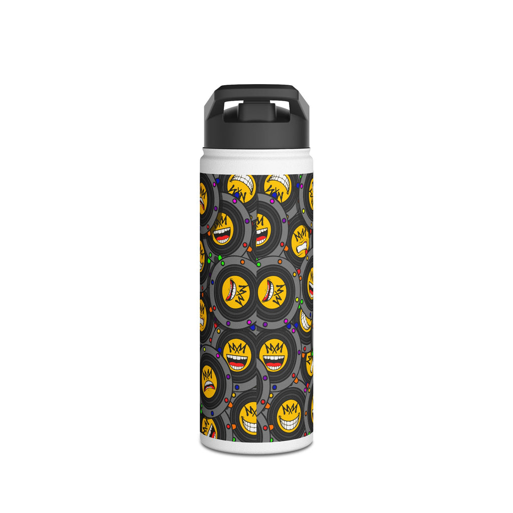 EMO Speaker World | Music Maniacs | Stainless Steel Water Bottle | Band Emoji Emo Accessory