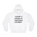 "Please Excuse My Emotional Speakers"  White Hoodie