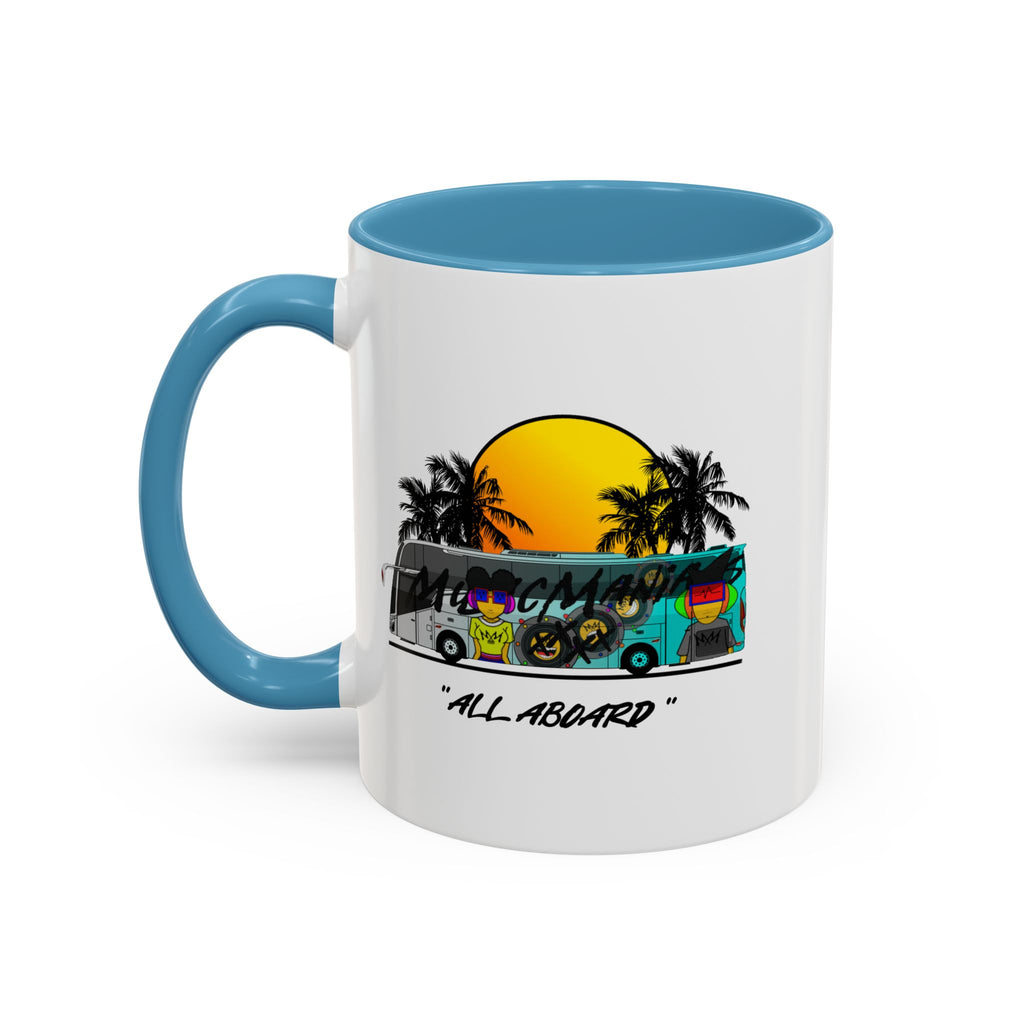 All Aboard MMX Tour Bus Coffee Mug