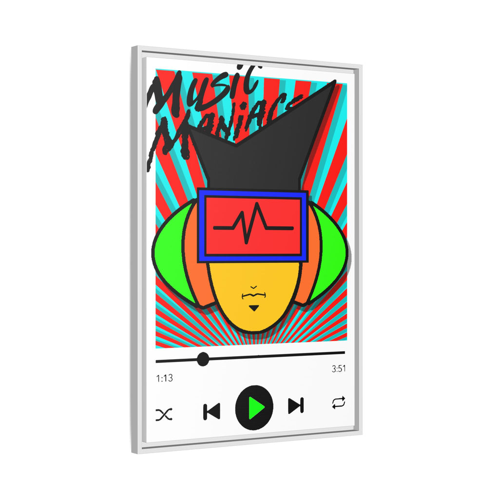 Press PLAY! Mann Alt Matte Framed Canvas