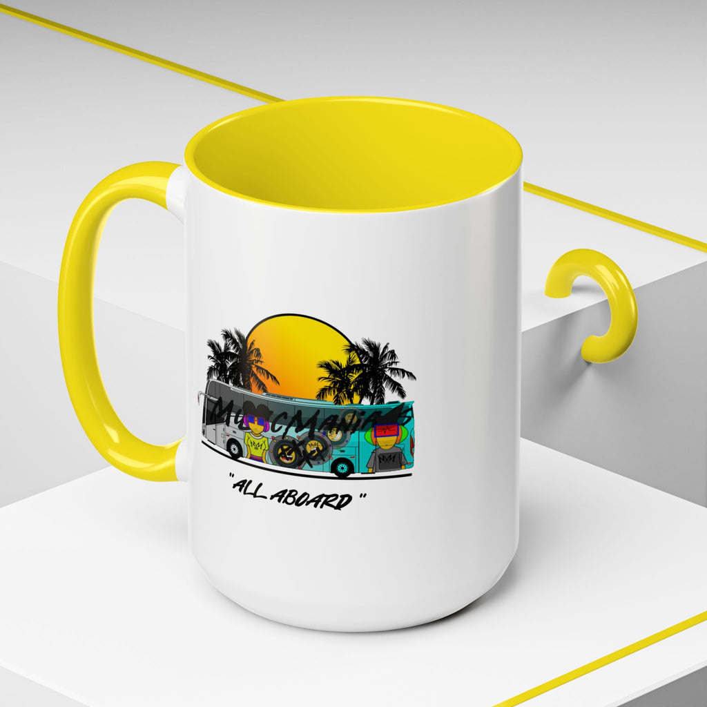 All Aboard MMX Tour Bus Coffee Mug
