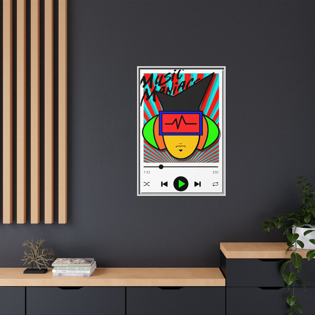 Press PLAY! Mann Alt Matte Framed Canvas